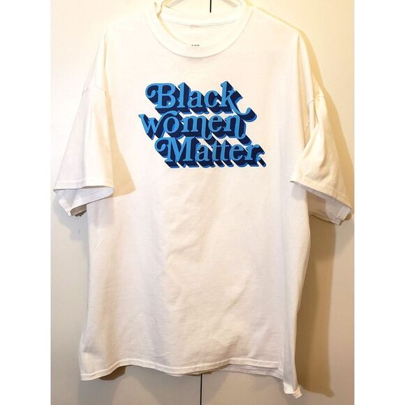 God Is Dope Black Women Matter Carolina Blue Graphic Tshirt XXL NWOT - Picture 1 of 7